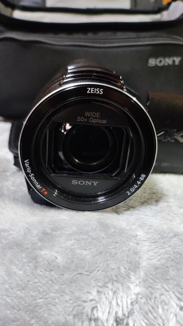 【欠損あり】SONY FDR-AX55 4Kビデオカメラ＋アクセサリーキット