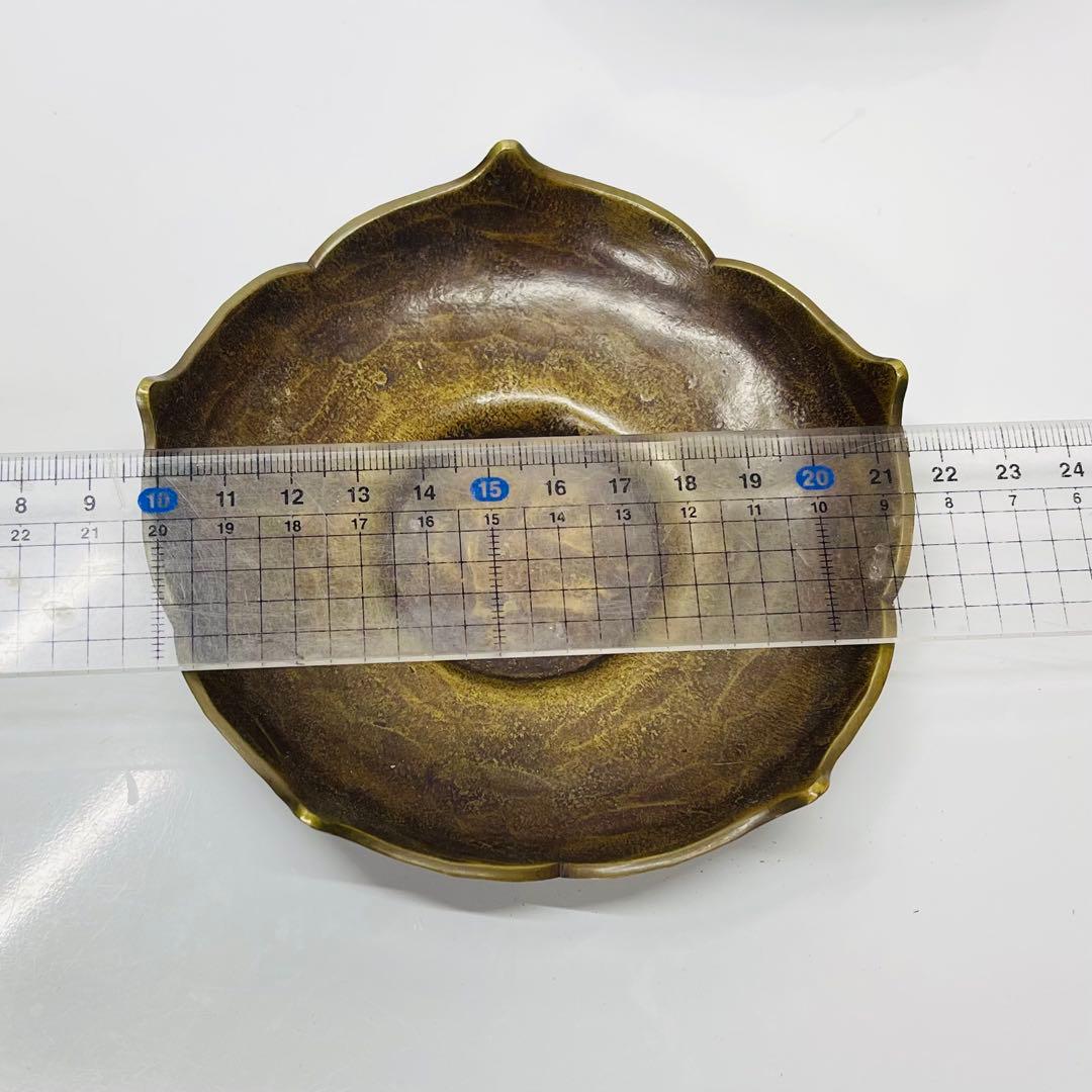 金谷五郎三郎 托子五枚セット 黄銅製 金属工芸 造