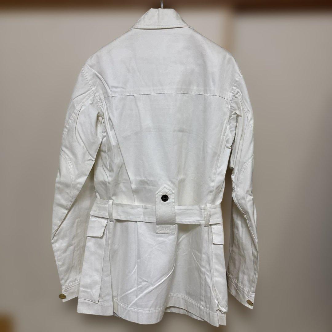 イヴサンローラン　リヴゴーシュ　サファリジャケット　コットン　サイズ46