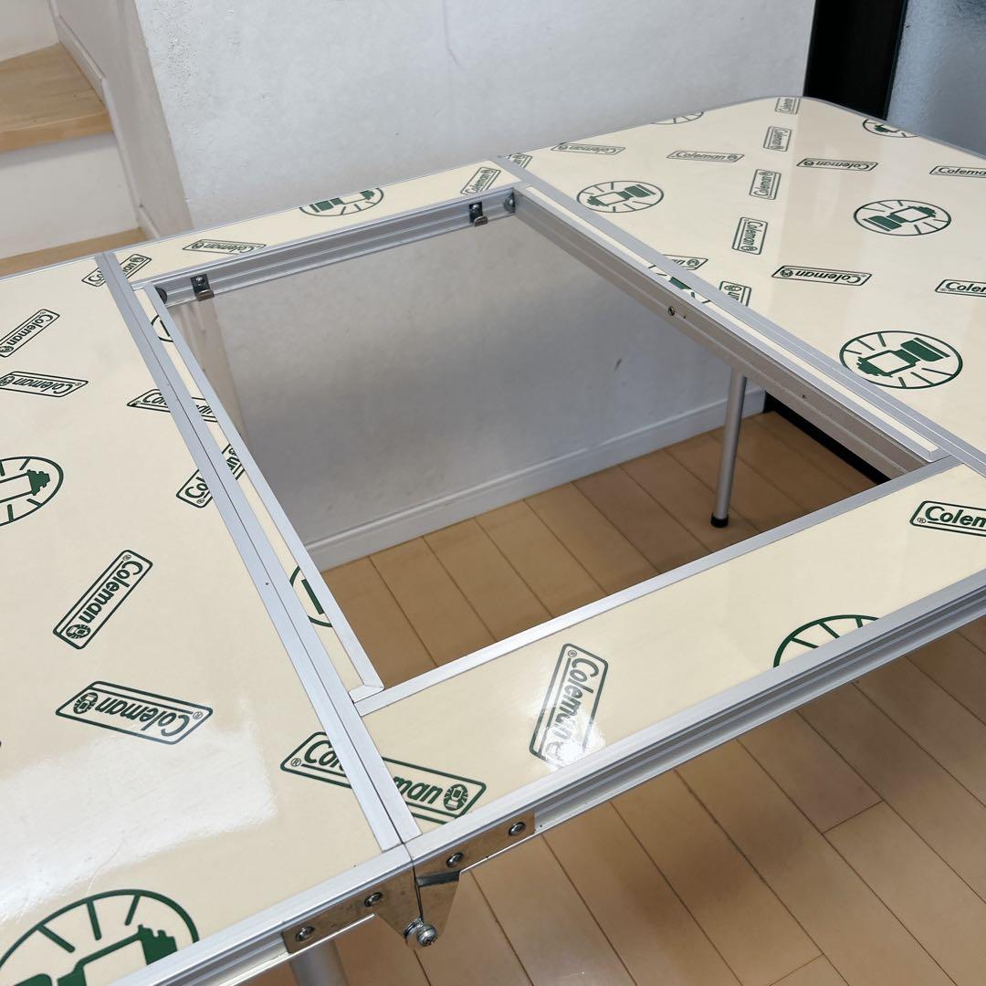 コールマン4つ折りBBQテーブル チャコールグリルセット