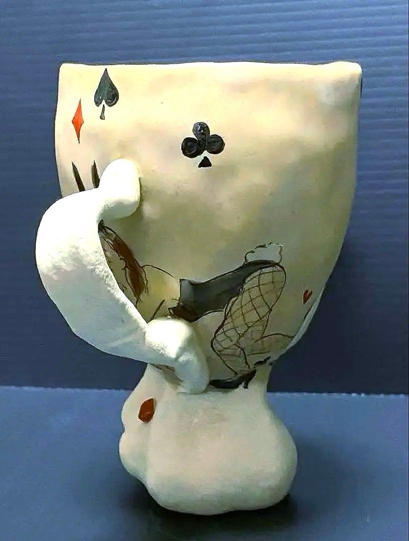 九谷焼 トランプ Alice バニー うさぎ マグカップ 九谷焼 北井真衣