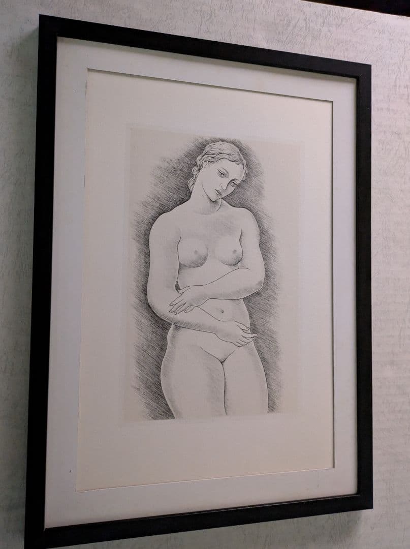 d長谷川潔の500部限定作品 真作保証