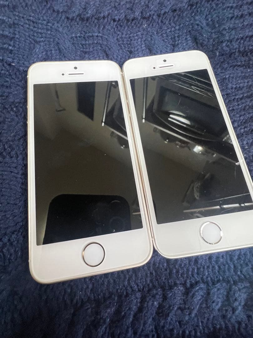 iPhone 5s ゴールド シルバー デュアルセット