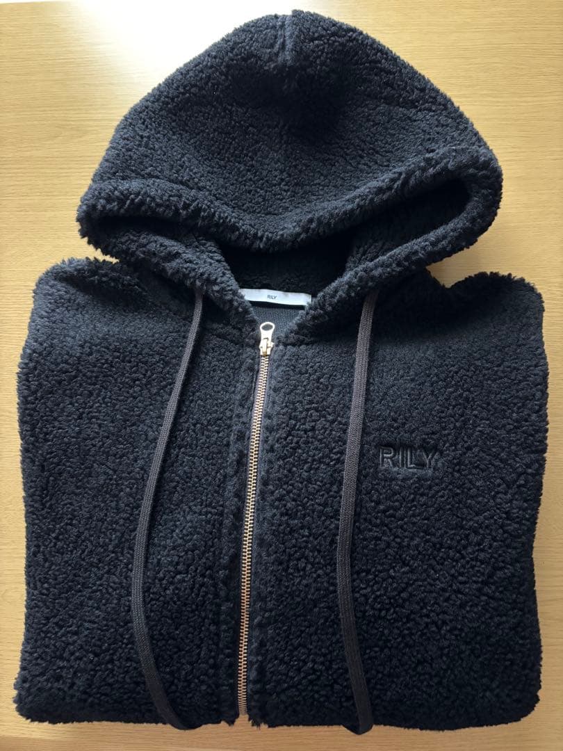 今市隆二　RILY Logo Boa Zip Hoodie ボアパーカーMサイズ