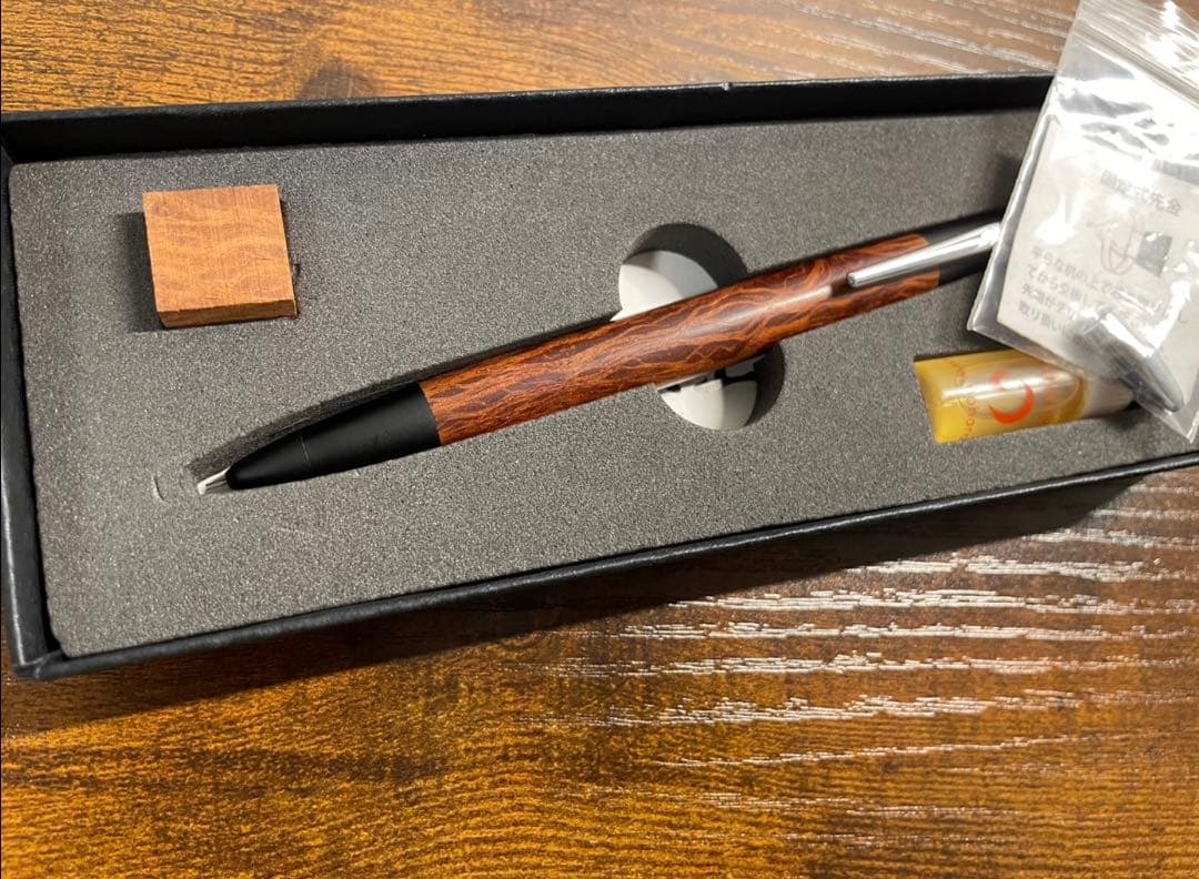 野原工芸　木軸シャープペンシル本体　シーオーク