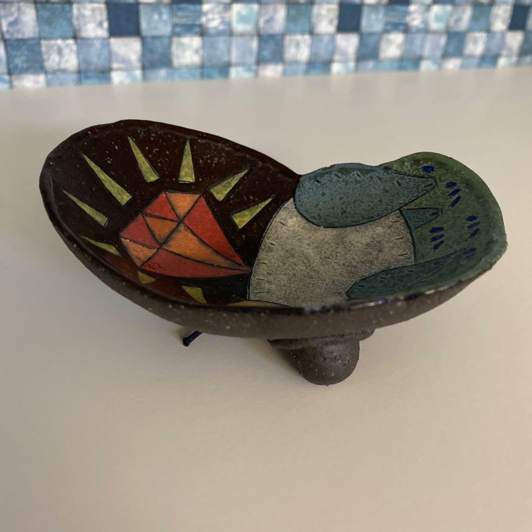 志村 観行＊海座工房＊豚＊豆皿・飾り皿