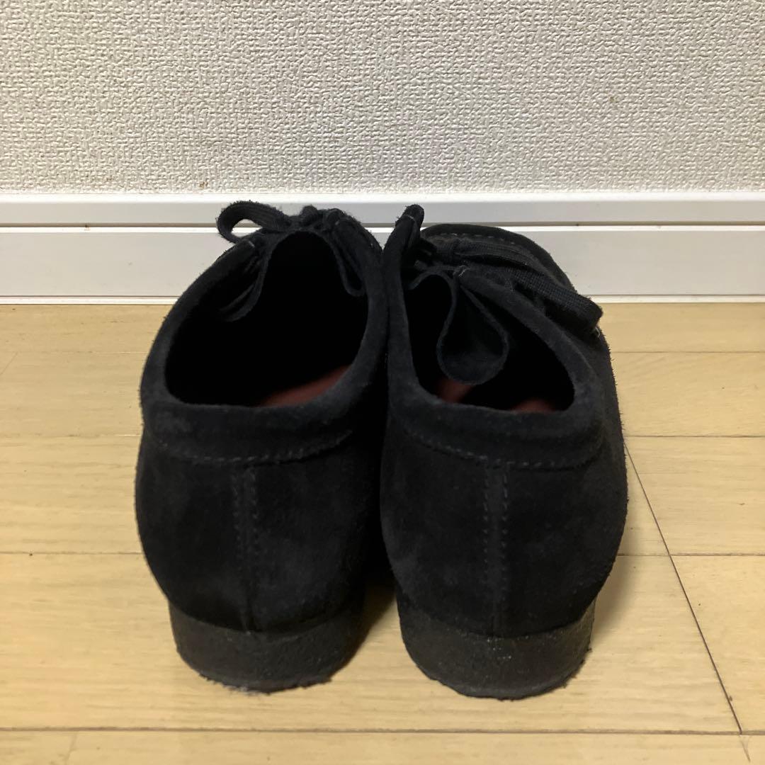 美品 Clarks Wallabee ワラビー 26.5cm 黒 ブラック