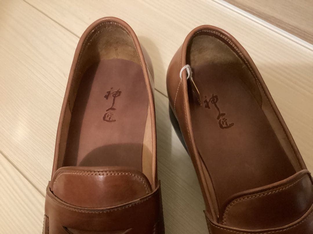希少新品未使用品　神匠コードバンローファー　サイズ7