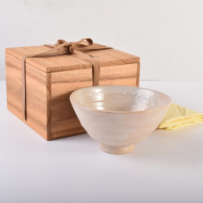 茶道具　萩焼　高麗茶碗　在銘　共箱　C　7144