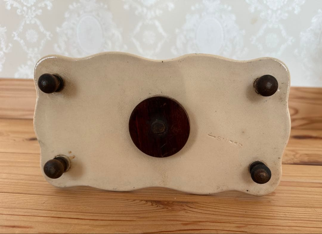 フランスアンティーク　サルグミンヌ　オイル&ビネガー　陶器フルセット　ナポレオン