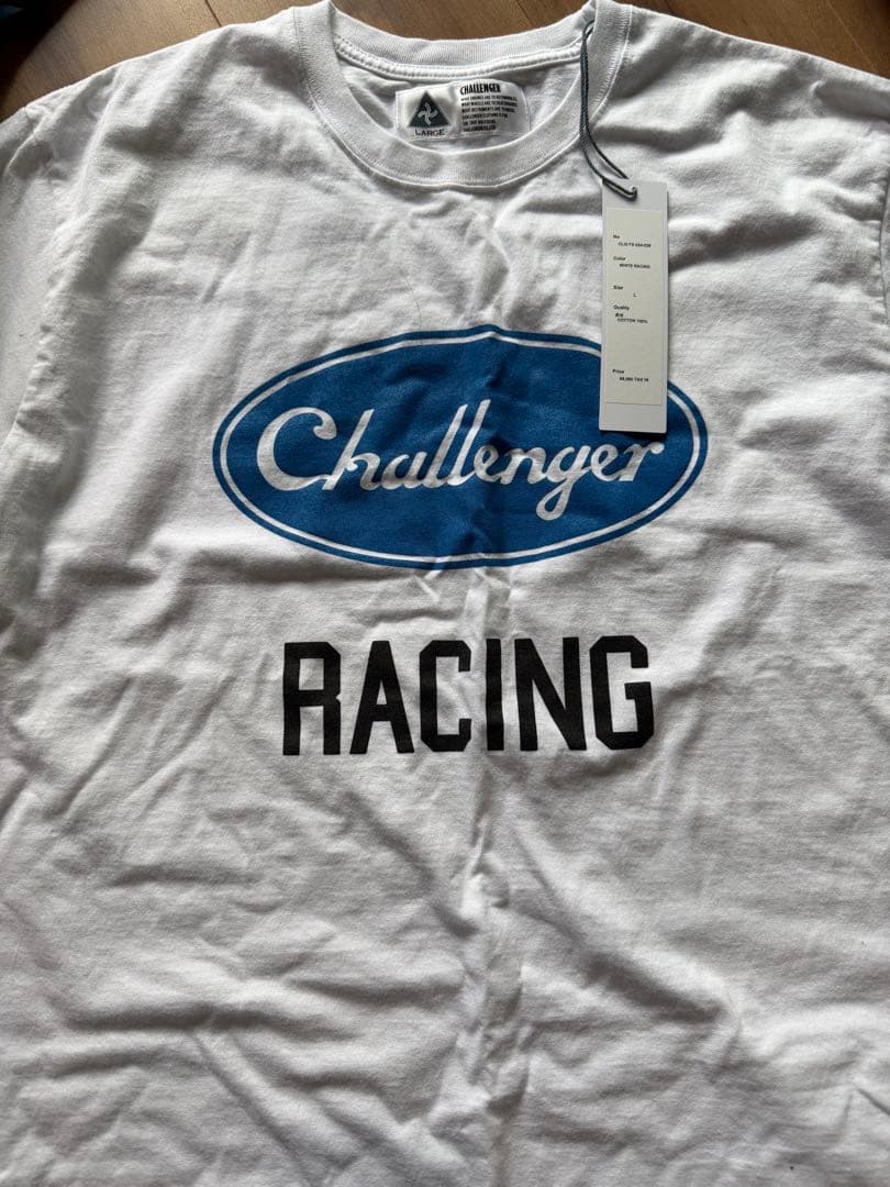 Challenger Racing Tシャツ ホワイト　新品未使用