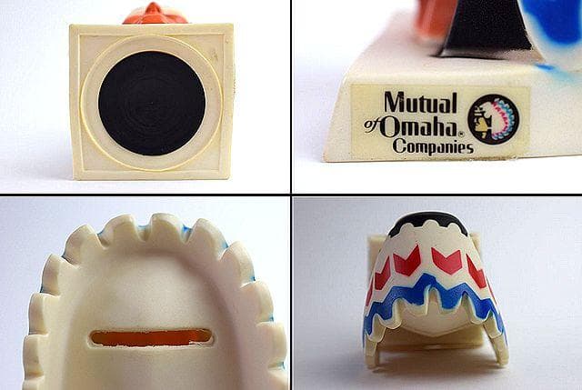 80’s Mutual of Omaha ビンテージ 貯金箱 アドバタイジング