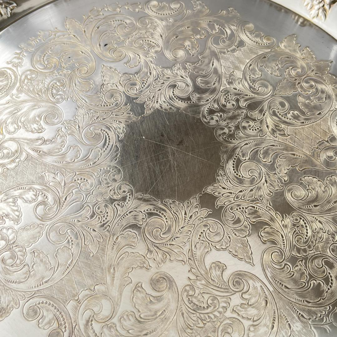 【英国】 ギャラリートレー / ドリンクトレー サークル型 37cm