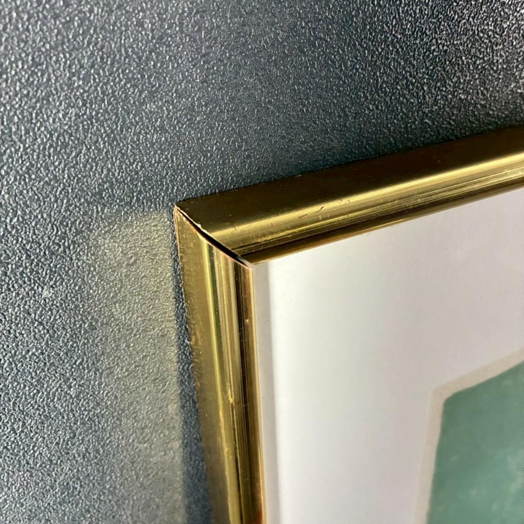 美品 ポール・アイズピリ「水差しの花束」リトグラフ 直筆サイン入 額縁入り