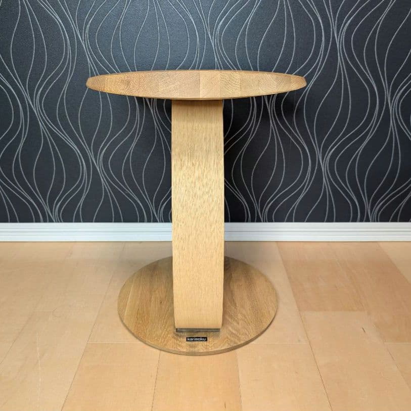 【美品】 カリモク サイドテーブル tu0102 木製 ピュアオーク