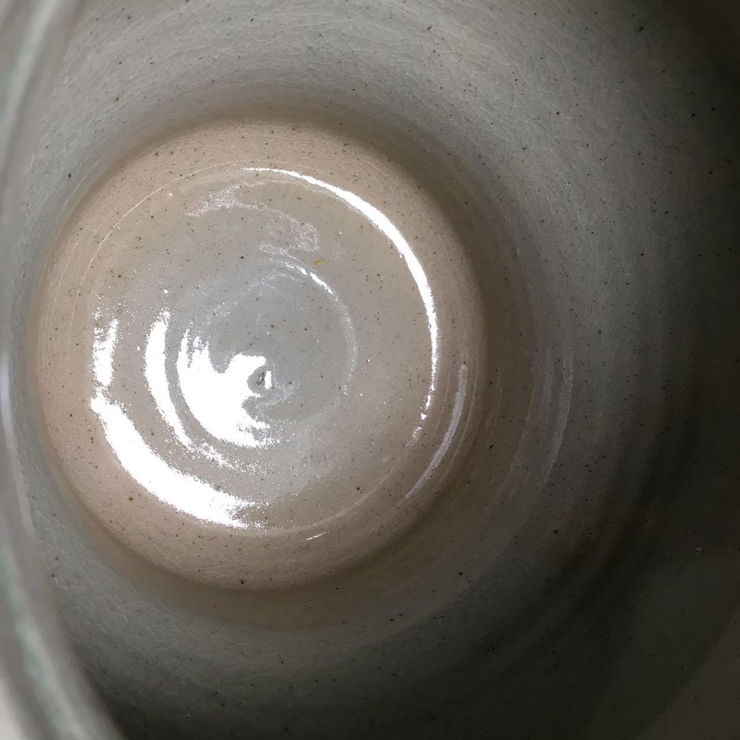 Ｎ３０３　水指　『太仙窯造』『唐草文』『安南手水指』　共箱　茶道具