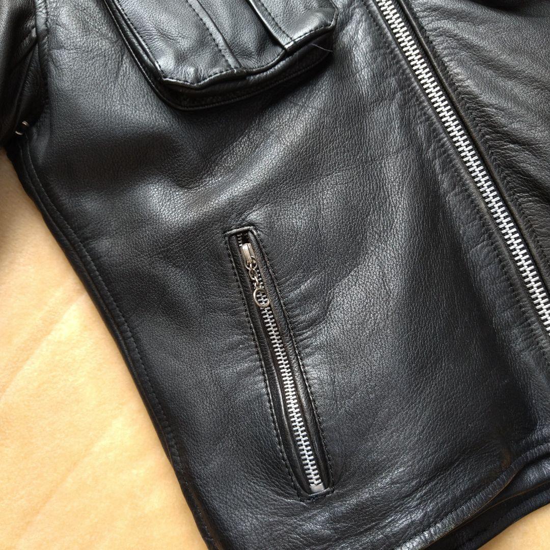 リューグーレザーズ 本革 L ライダース 革ジャン バイク