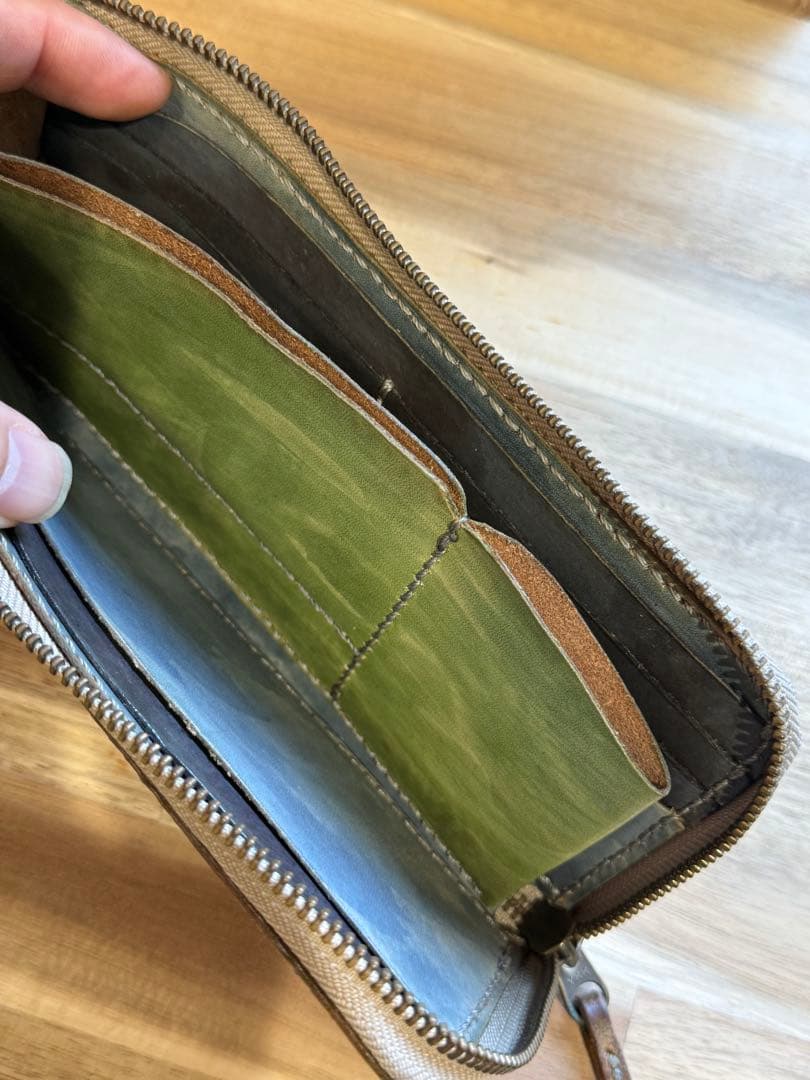 レザー製eri’s Art 長財布