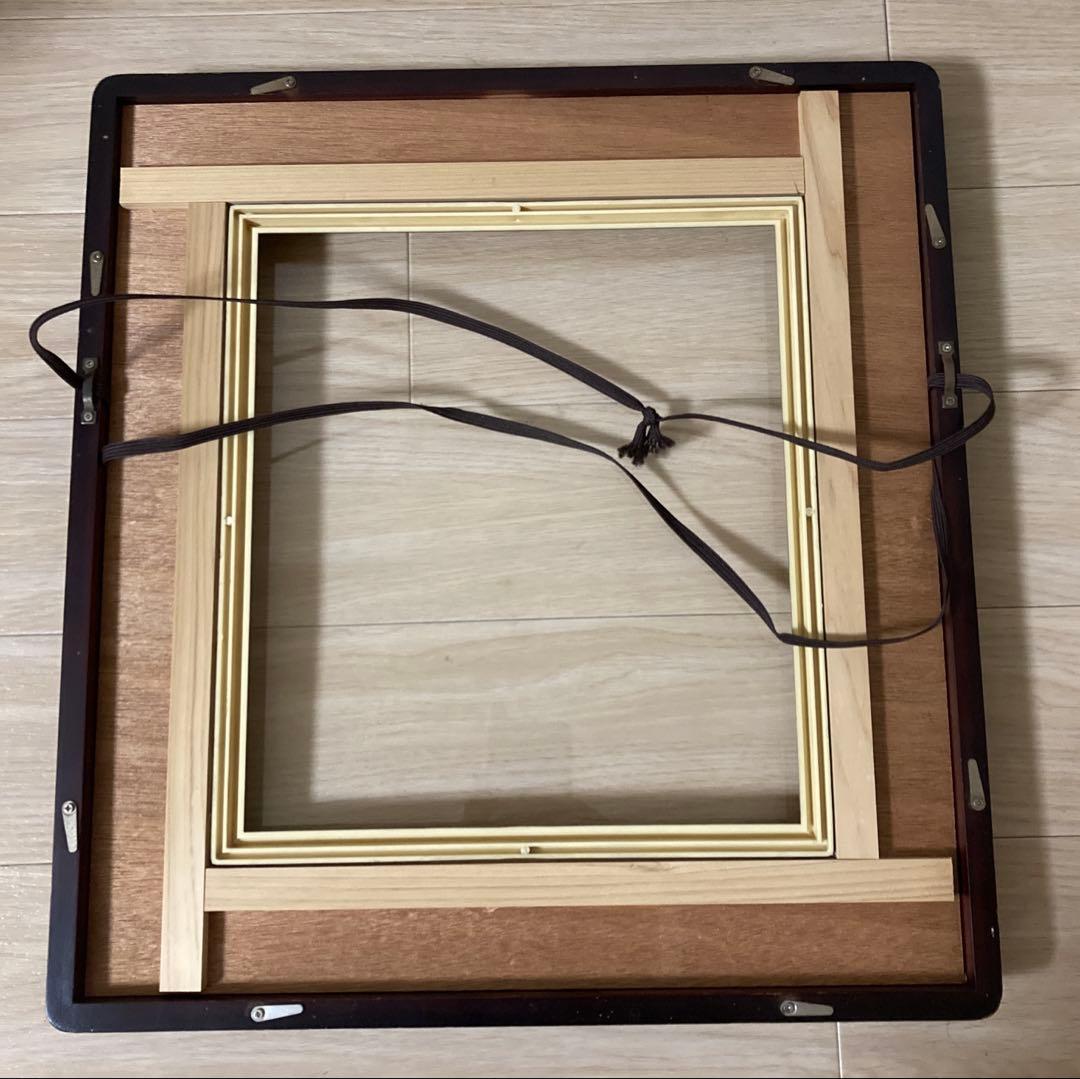 【貴重】平山郁夫　『夕映え薬師寺』　複製色紙額付き