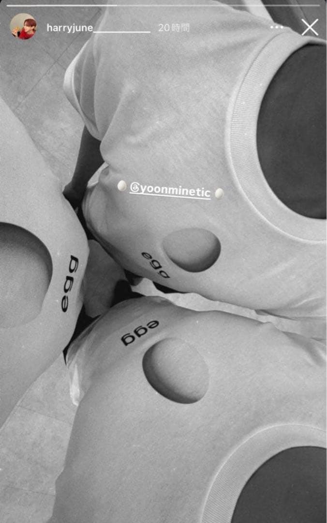 ボイプラ2 Egg Tシャツ ユンミン