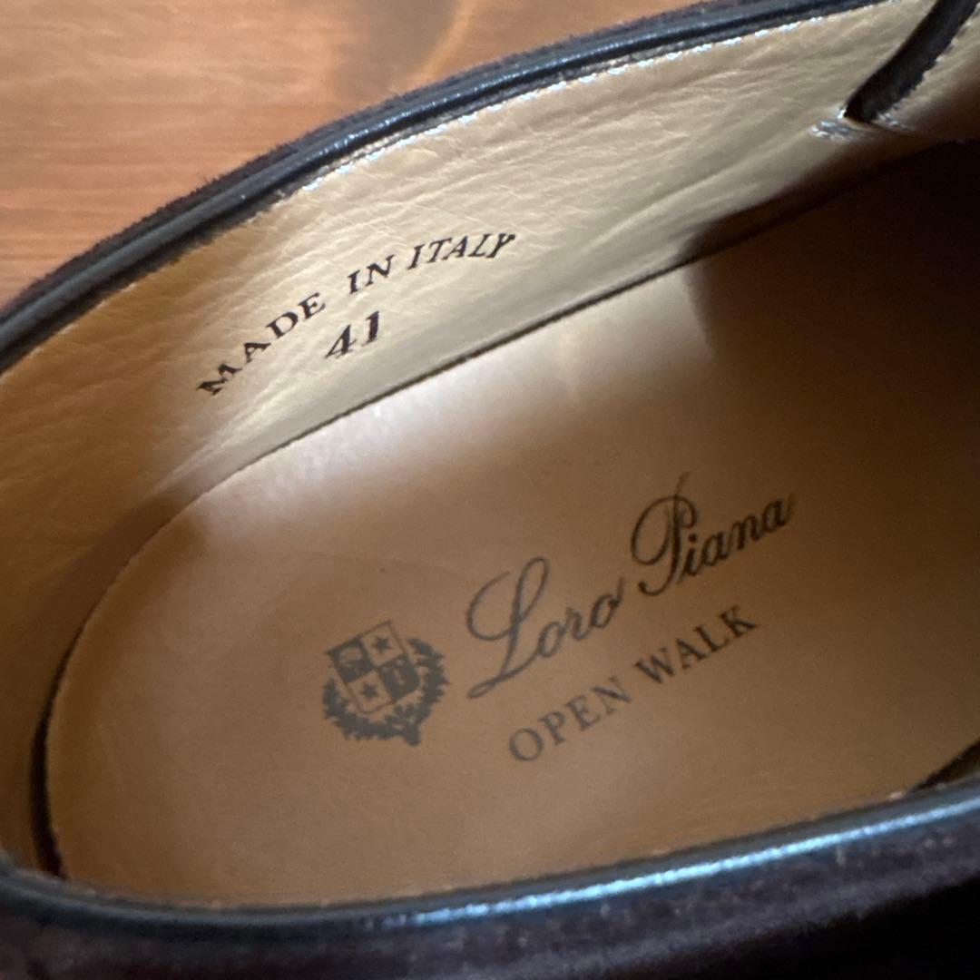 ち*ん様 Loro Piana オープンウォークアンクルブーツ メンズ41