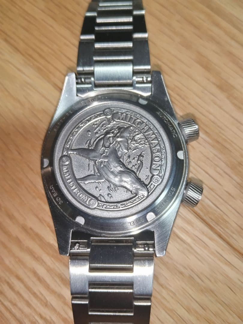 ❬美品・希少❭マイクロブランド MITCH MASON メイルストロム 青文字盤