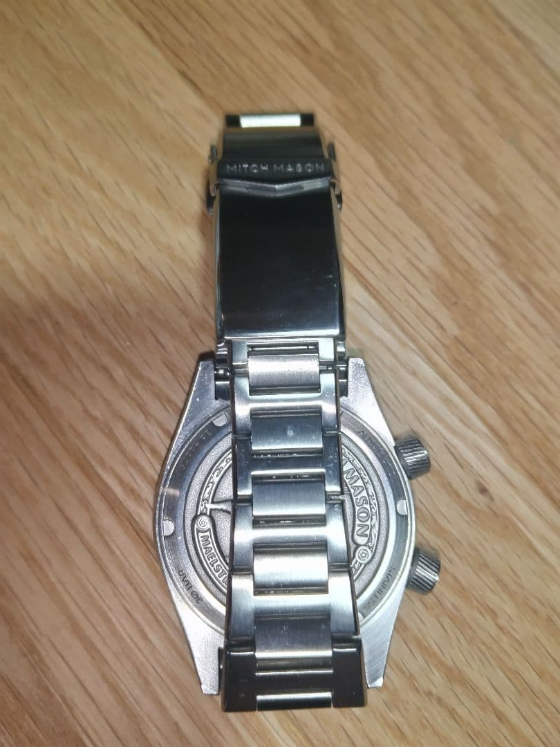 ❬美品・希少❭マイクロブランド MITCH MASON メイルストロム 青文字盤