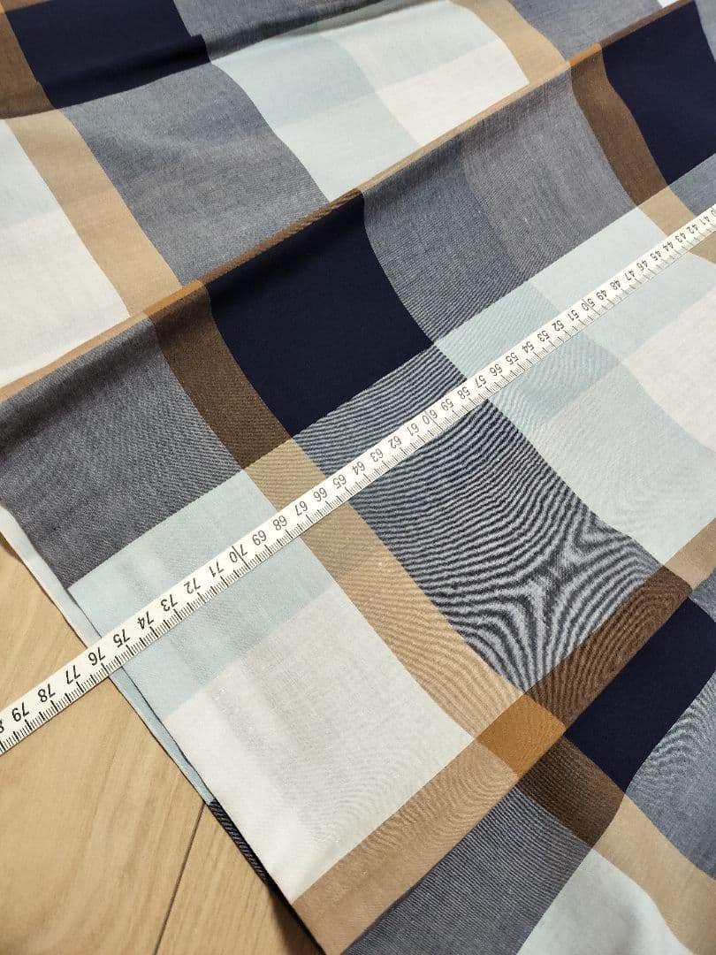 未使用タグ付き　ブルーレーベルクレストブリッジ　スカート　ブルー系チェック