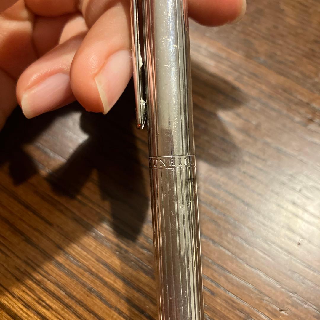 ダンヒル　ボールペン　銀