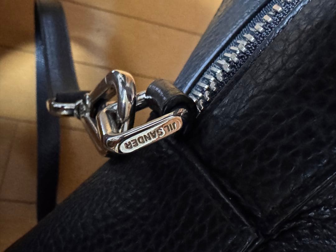 JIL SANDER ジルサンダー 黒 ショルダーバッグ