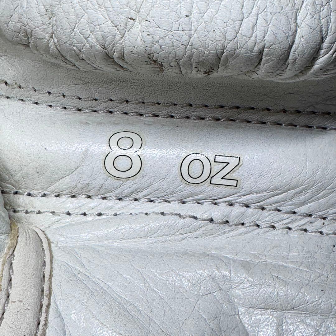 winning ボクシンググローブ 8オンス マジックテープ式 ホワイト 日本製