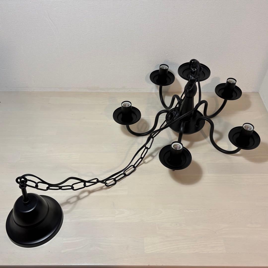 キシマ シャンデリア 5灯 レトロ アンティーク調