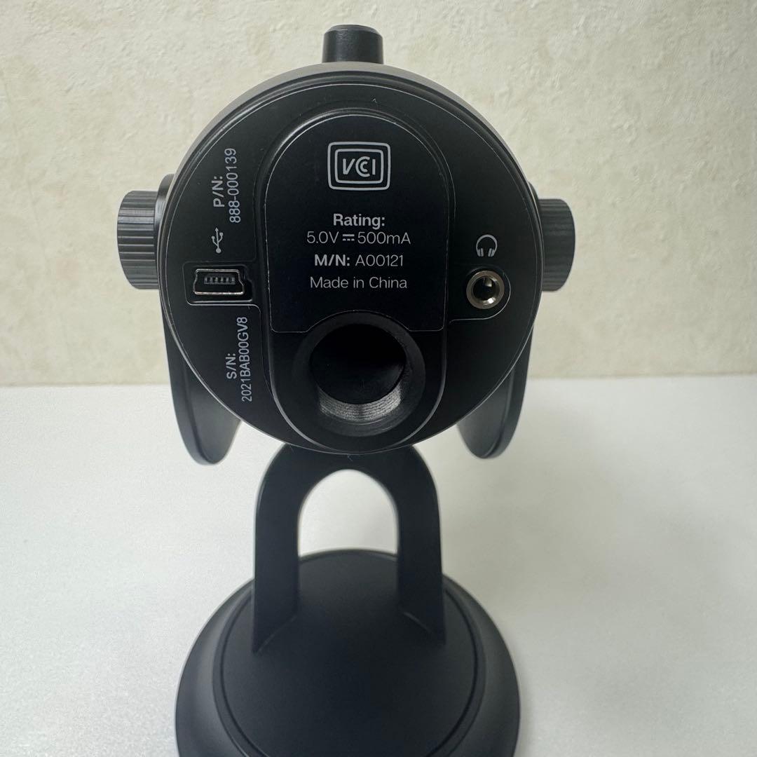 【美品】Blue Yeti USB コンデンサー マイク Blackout