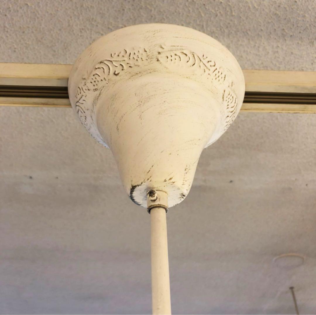 [簡易取付] ホワイトアンティーク Marielle オーブ製ペンダントライト