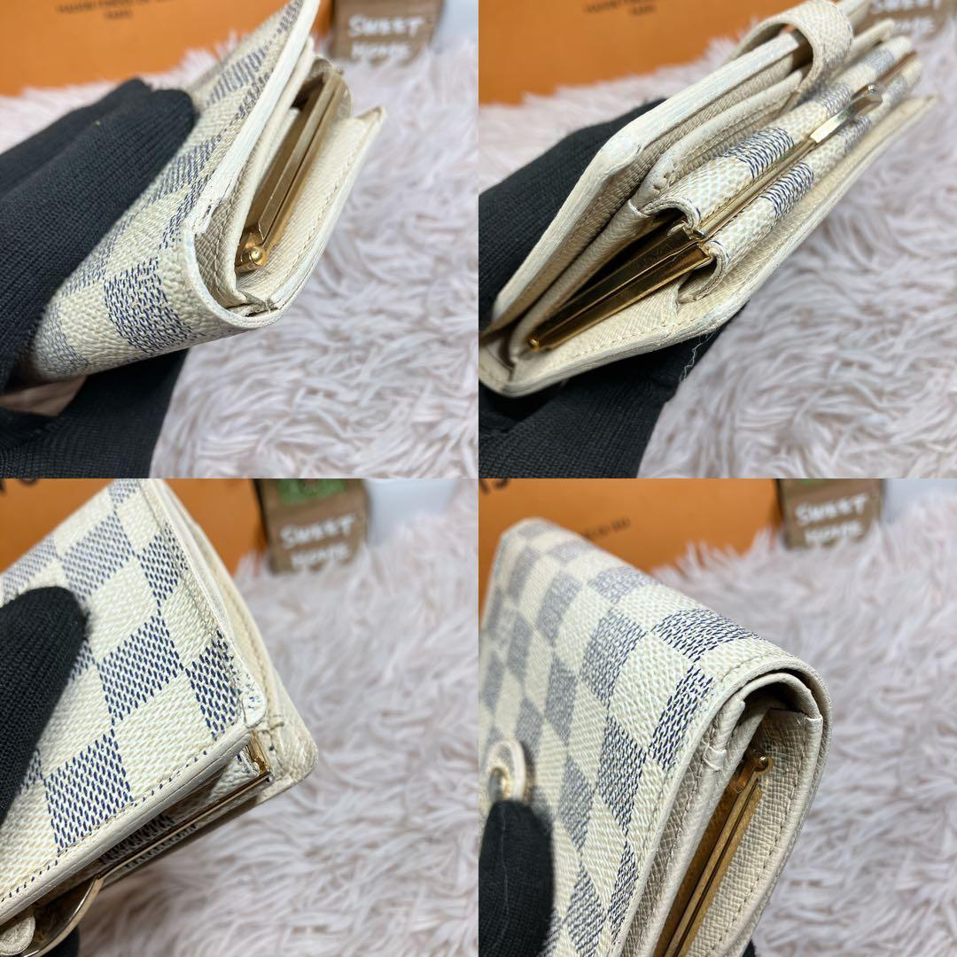 ！美品！ ルイヴィトン ダミエ アズール ポルトフォイユ ヴィエノワ 新型 財布