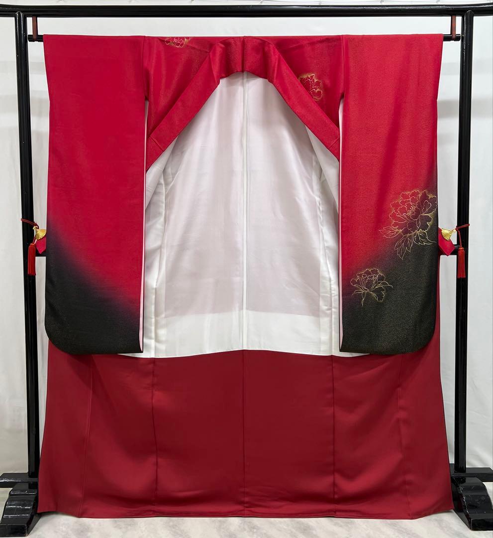 振り袖　フルセット　別誂長襦袢付　金彩加工　金通し　振袖　成人式　セット　611