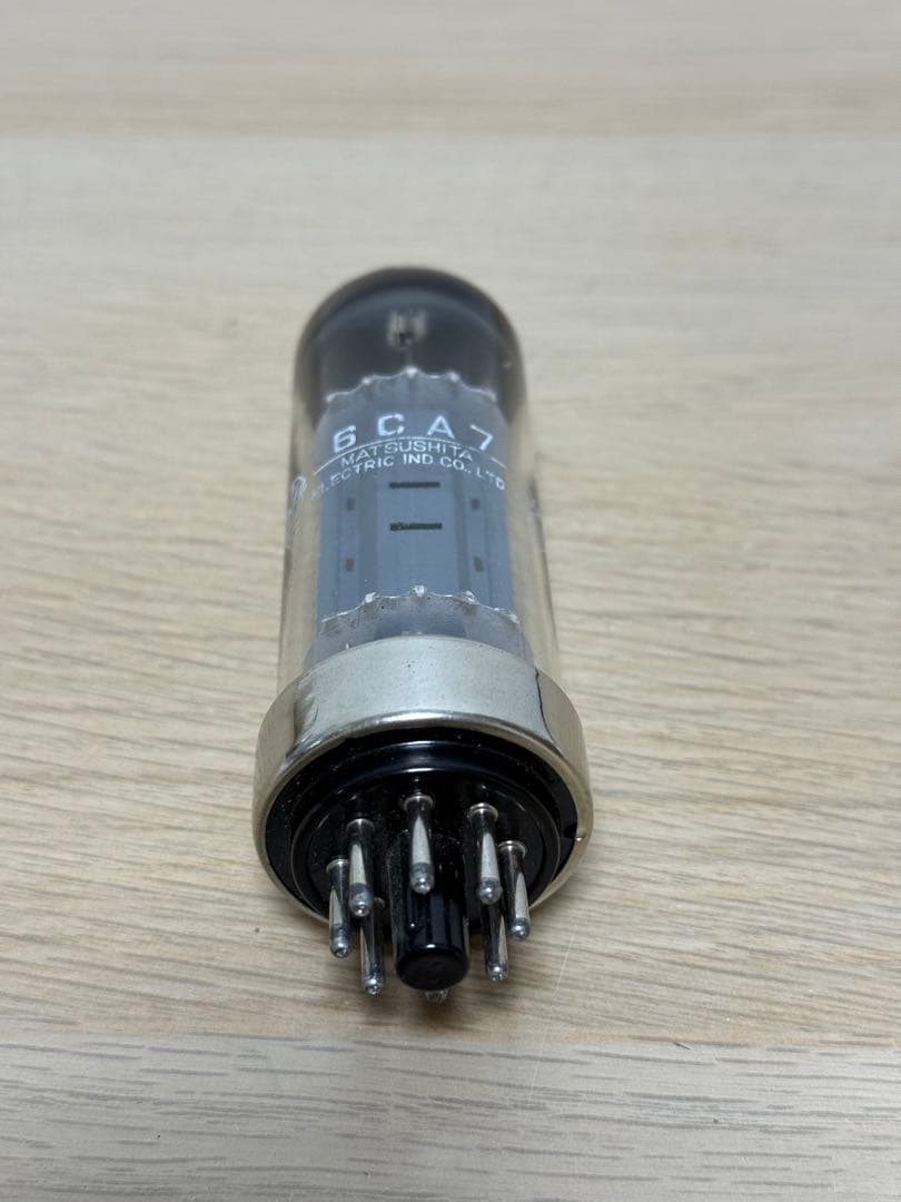真空管　6CA7 松下　金属ベース　1本　(2)