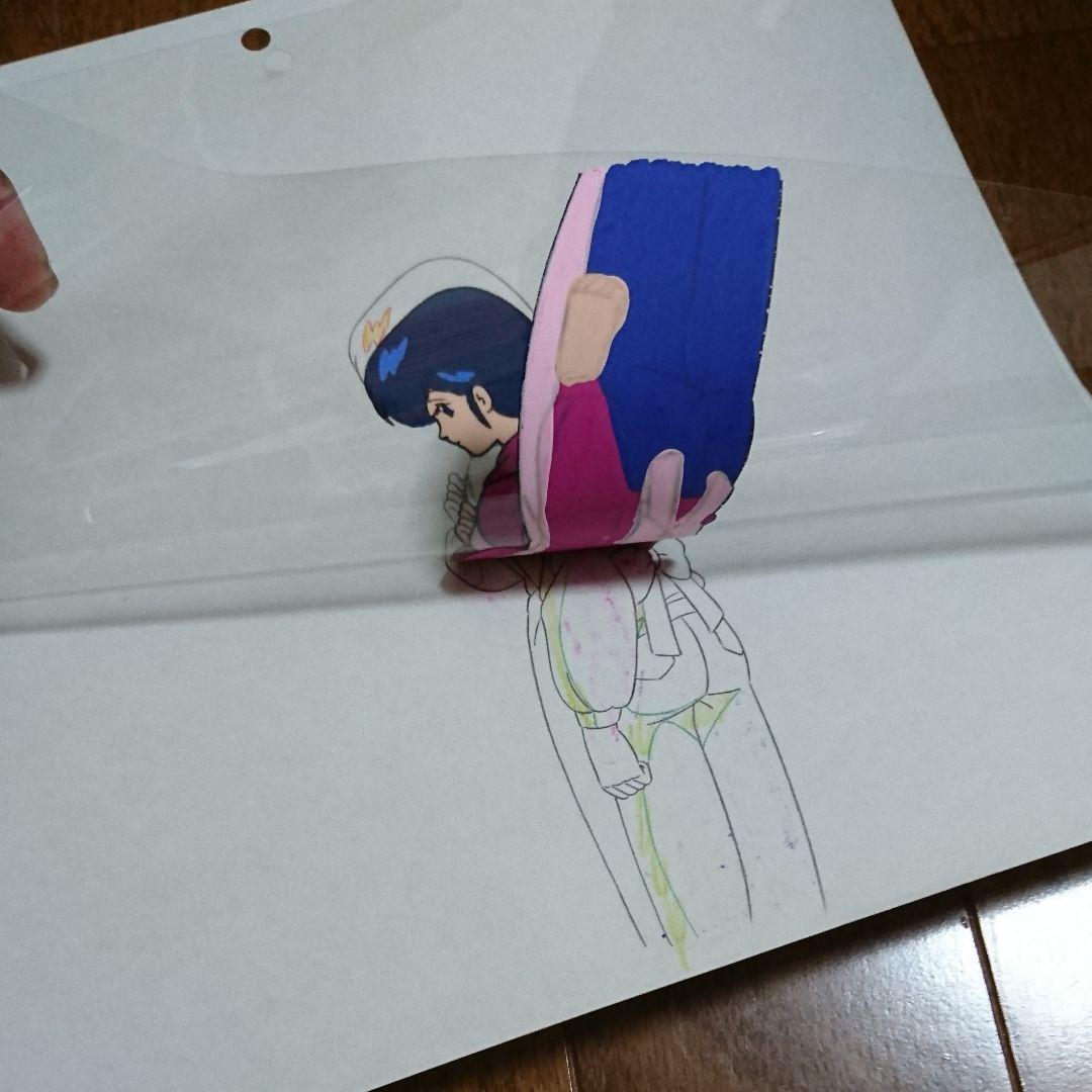 (非売品）めぞん一刻セル画+セル原画　響子さん心配する　放映使用品