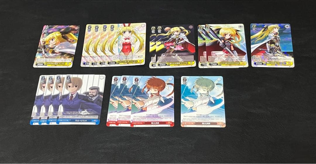 ヴァイスシュヴァルツ リリカルなのは フェイト デッキ おまけ付き