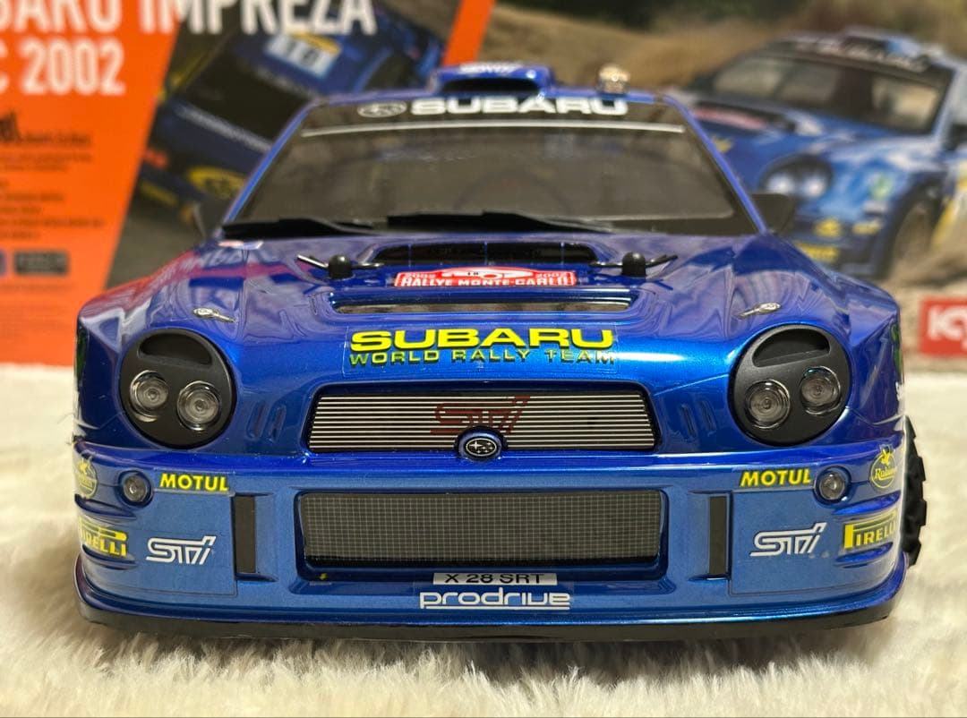 京商 インプレッサ WRC 2002 ラリー フェーザー Mk-2