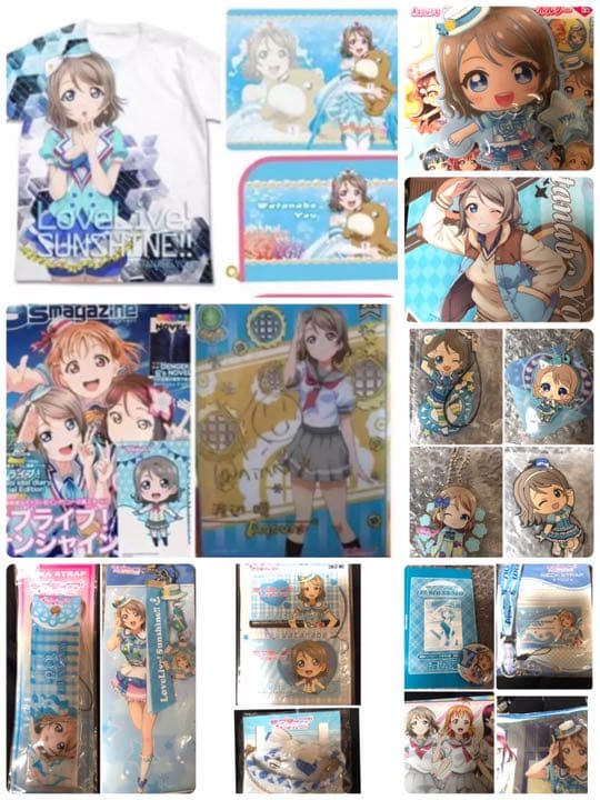 ラブライブ サンシャイン 渡辺曜　セット　フルグラフィックTシャツ　グッズセット