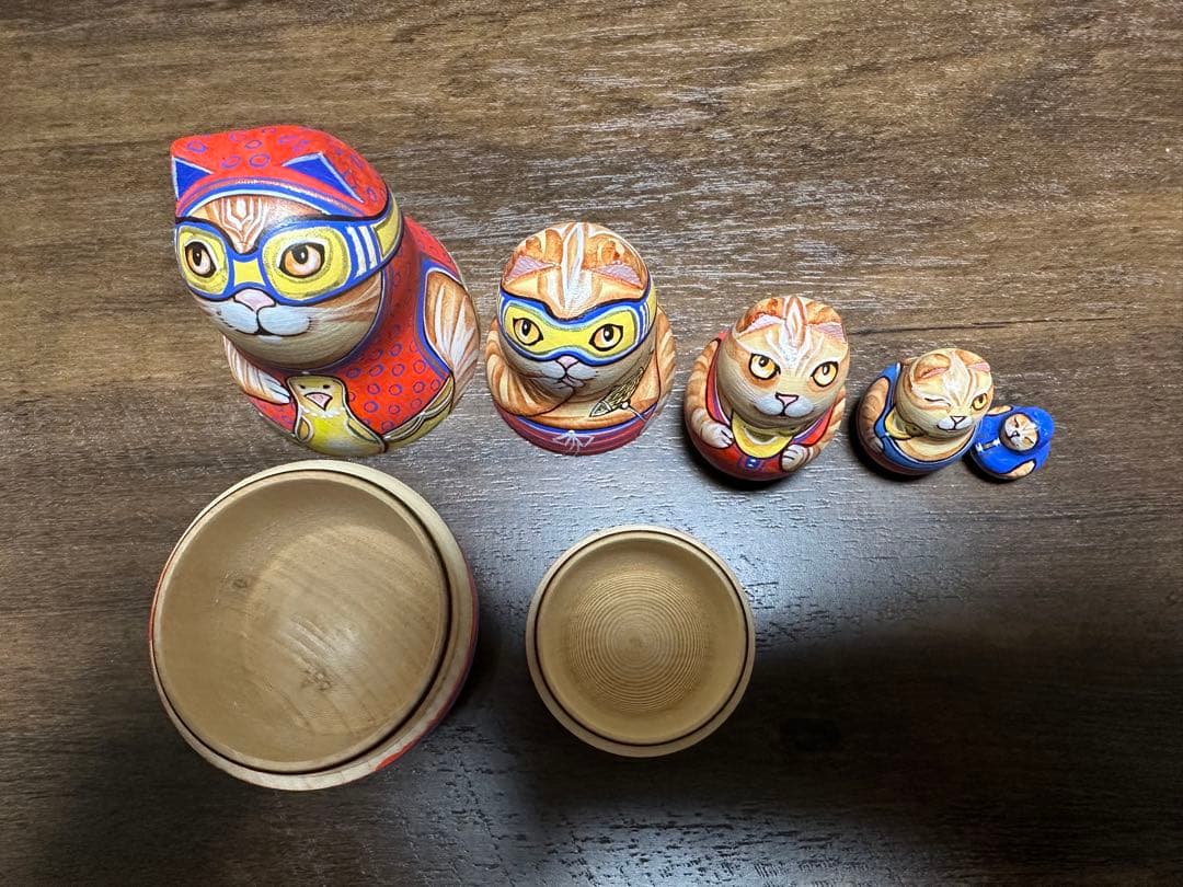 マトリョシカ　猫