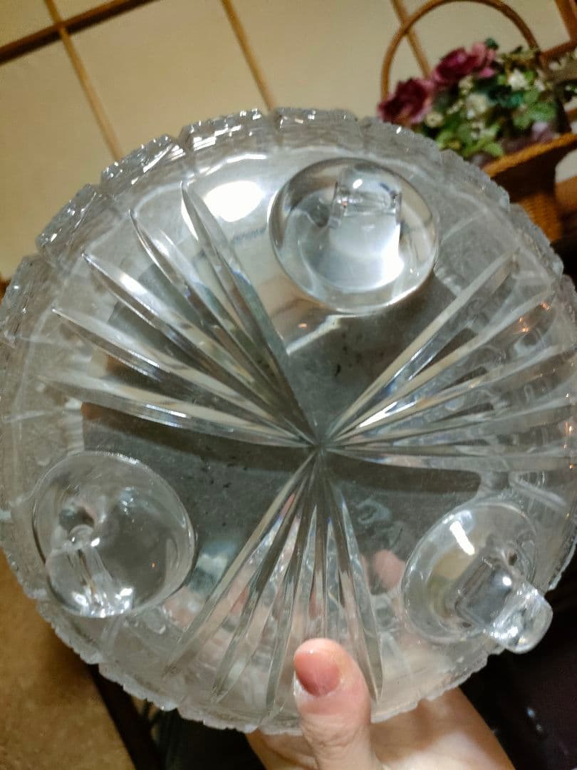 【高級】クリスタル　小物入れ