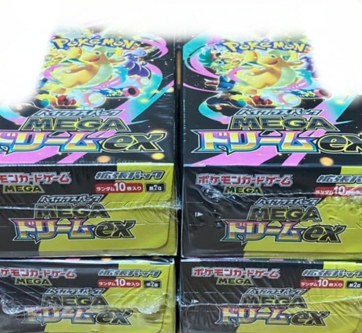ポケモンカードゲーム　メガドリーム　シュリンク付き4BOX 新品未開封
