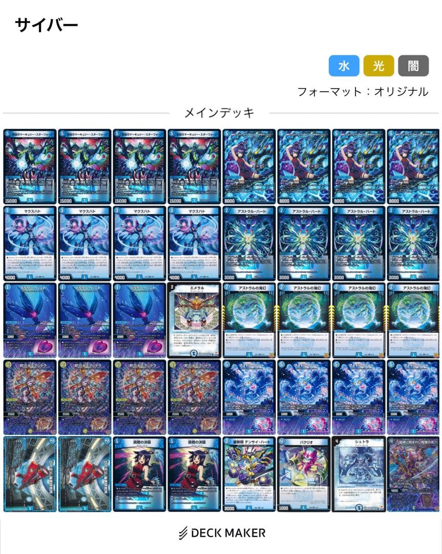 青単サイバー　デッキ+α 水単サイバー