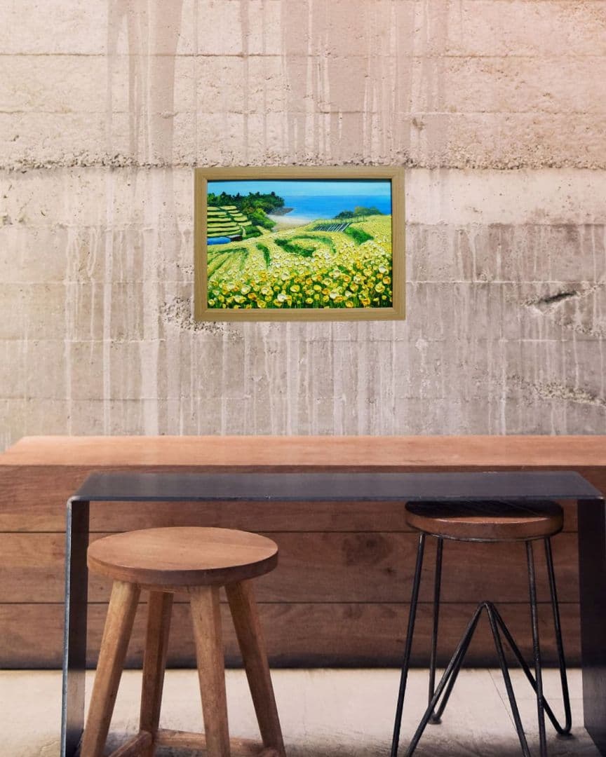 油絵 油彩 油彩画 絵 絵画 【菜の花フェスタ】