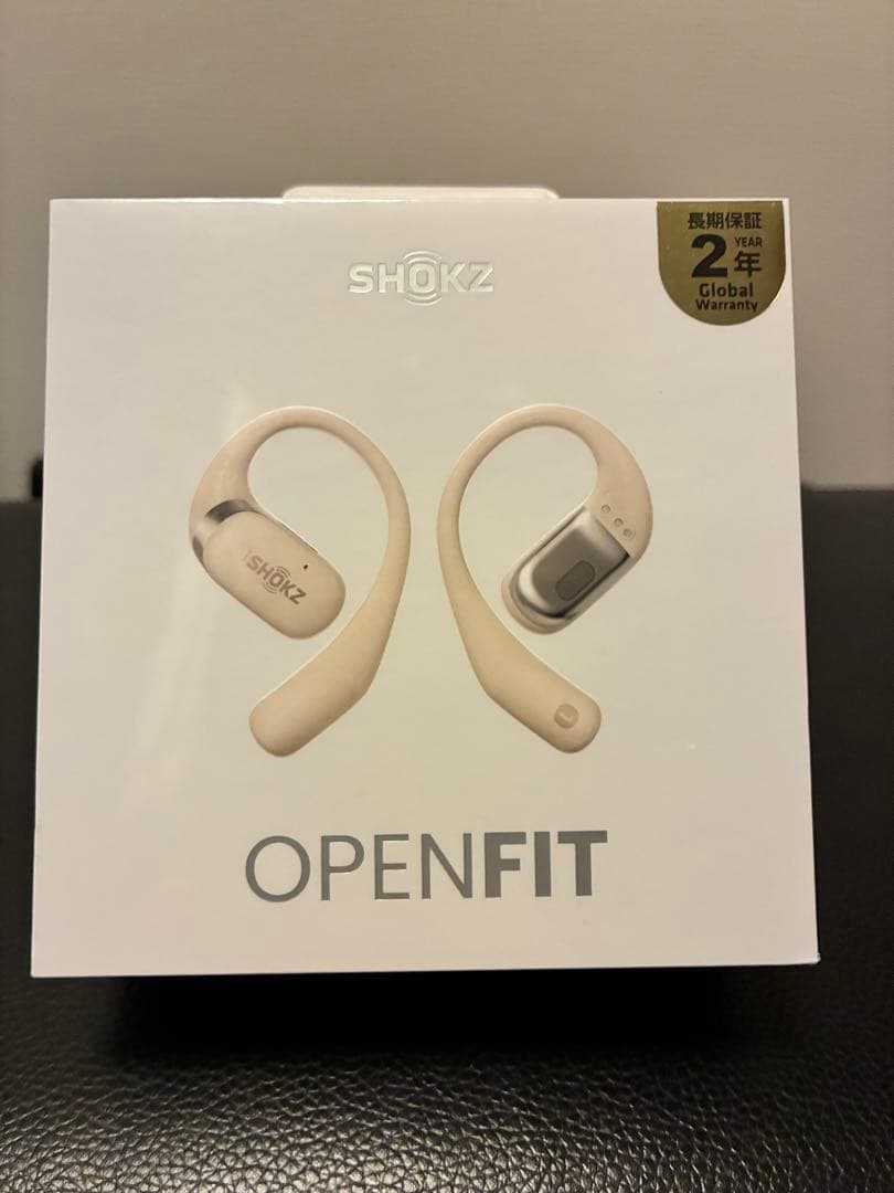 新品　SHOKZ OPENFIT ベージュ イヤホン
