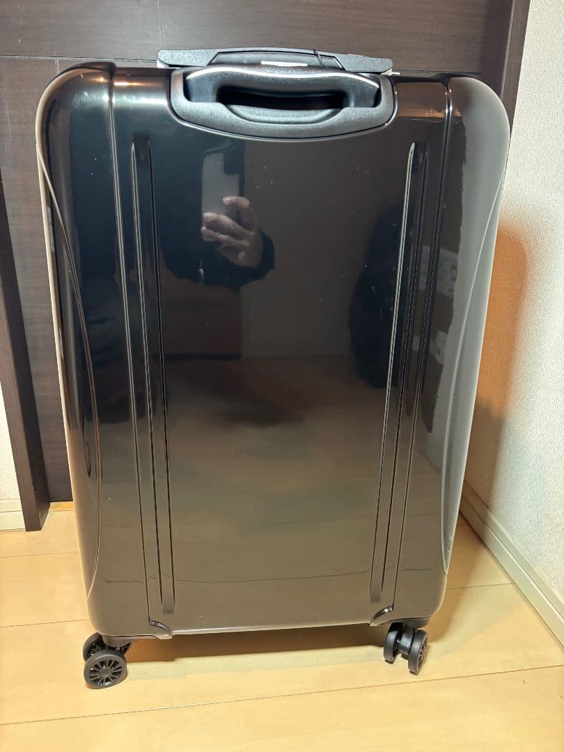 デルセー（DELSEY）ヘリウムエアロ　スーツケース73-81L Mサイズ　黒