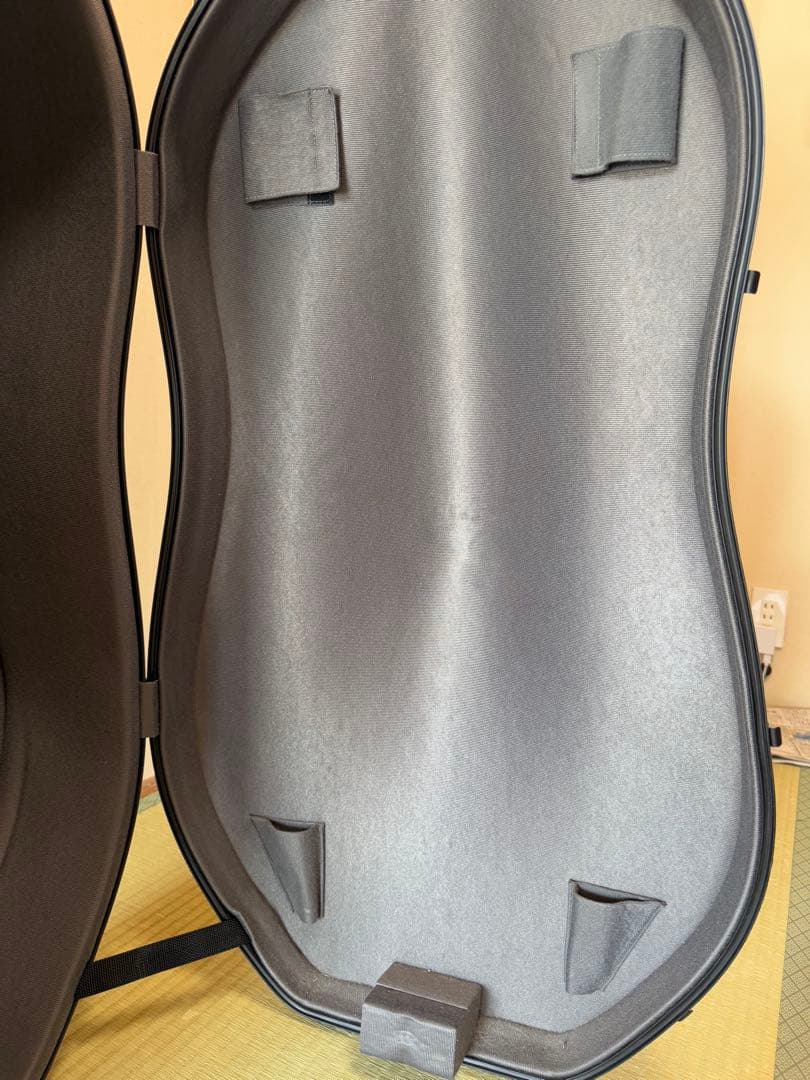 東洋プリュームファイバー　チェロハードケース　4/4 ライトピンク