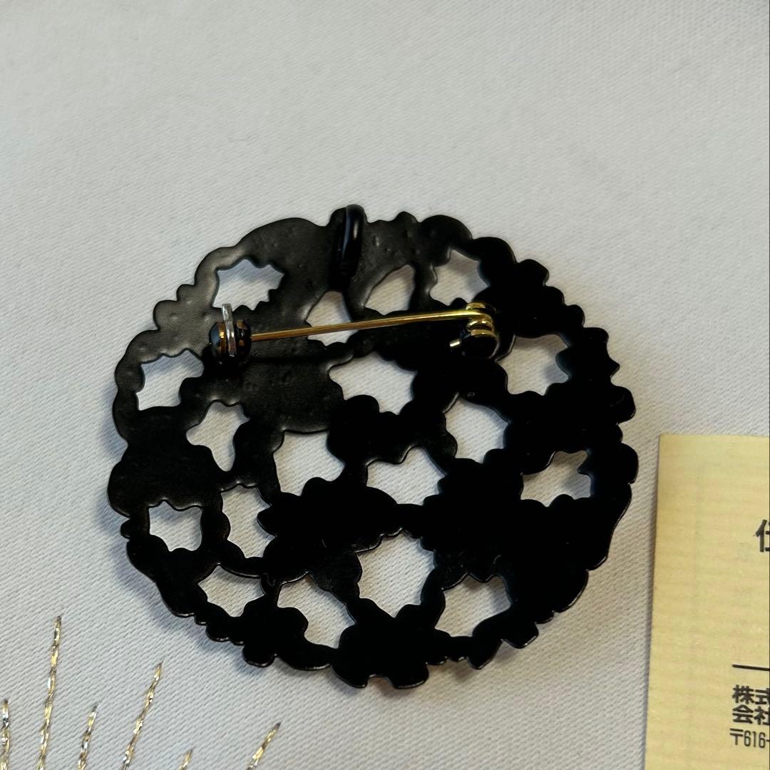 京ぞうがん　桜のブローチ・ペンダントトップ2WAY 中嶋象嵌